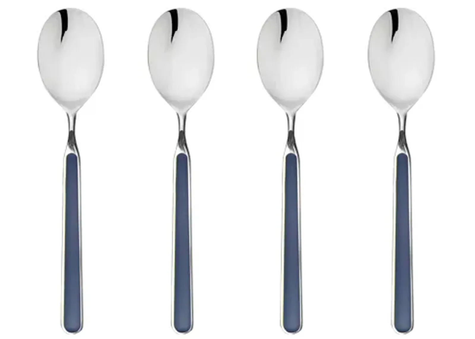 Fantasia 4-Piece Coffee Spoon Set in Cobalt