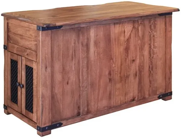 Crafters and Weavers Granville Parota Kitchen Island