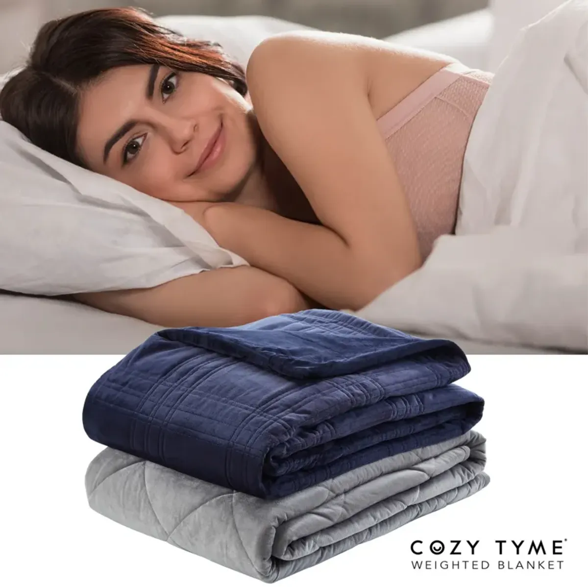 Cozy Tyme Isoke Weighted Blanket 15 Pound 48"x72"