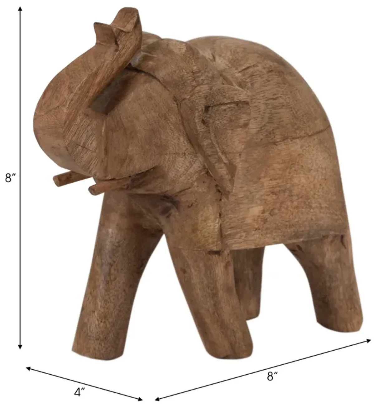 Mango Wood Elephant