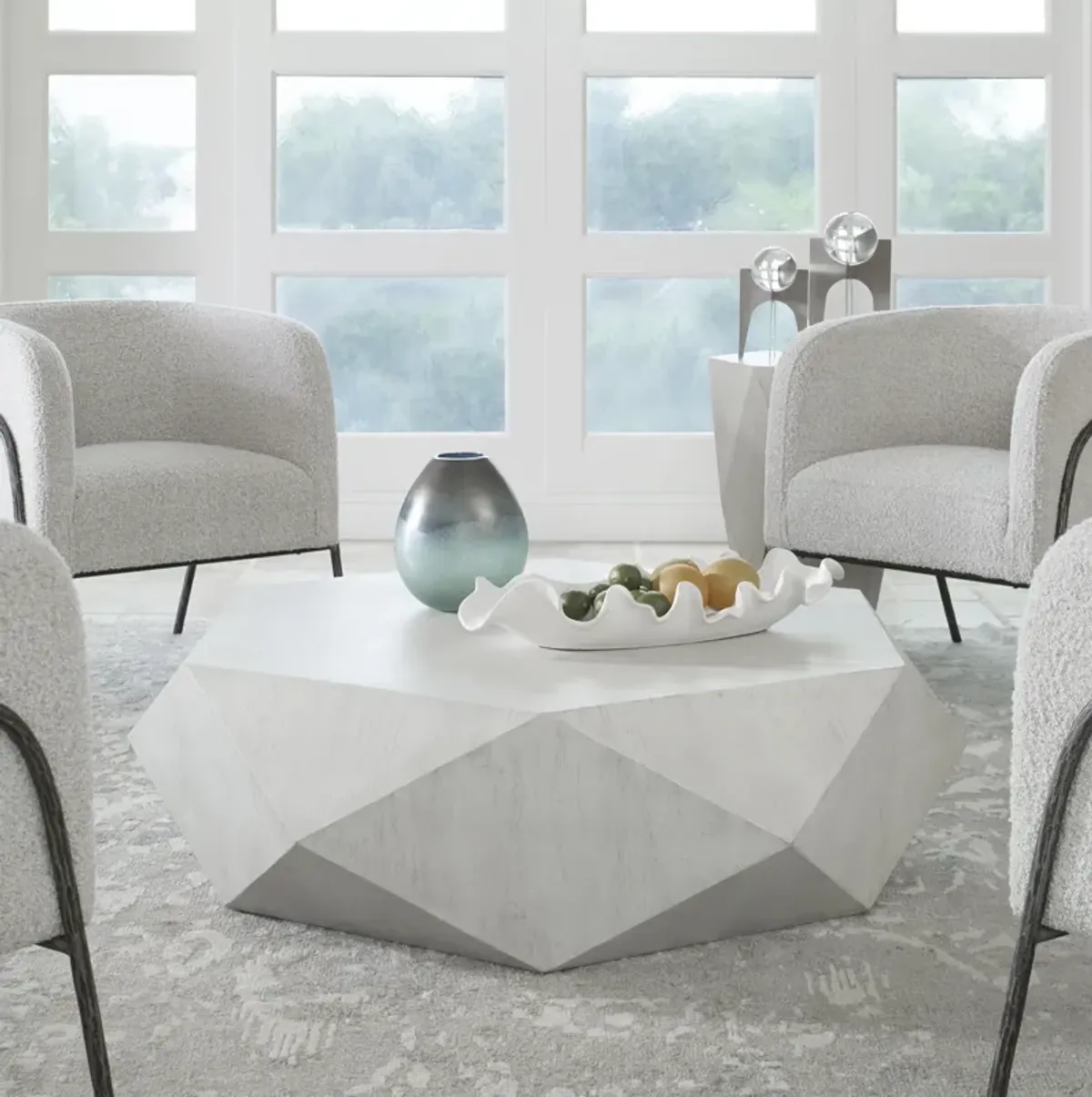 Volker White Coffee Table