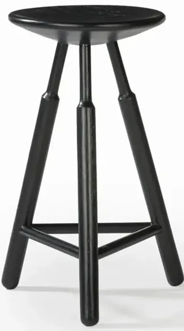 Dowel Counter Stool - Charcoal