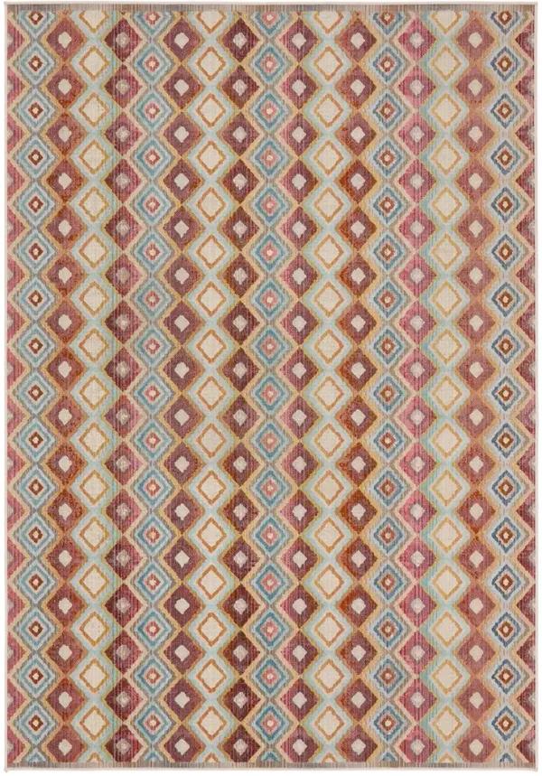 Bequest Manor Multicolor 3' x 8' Runner Rug