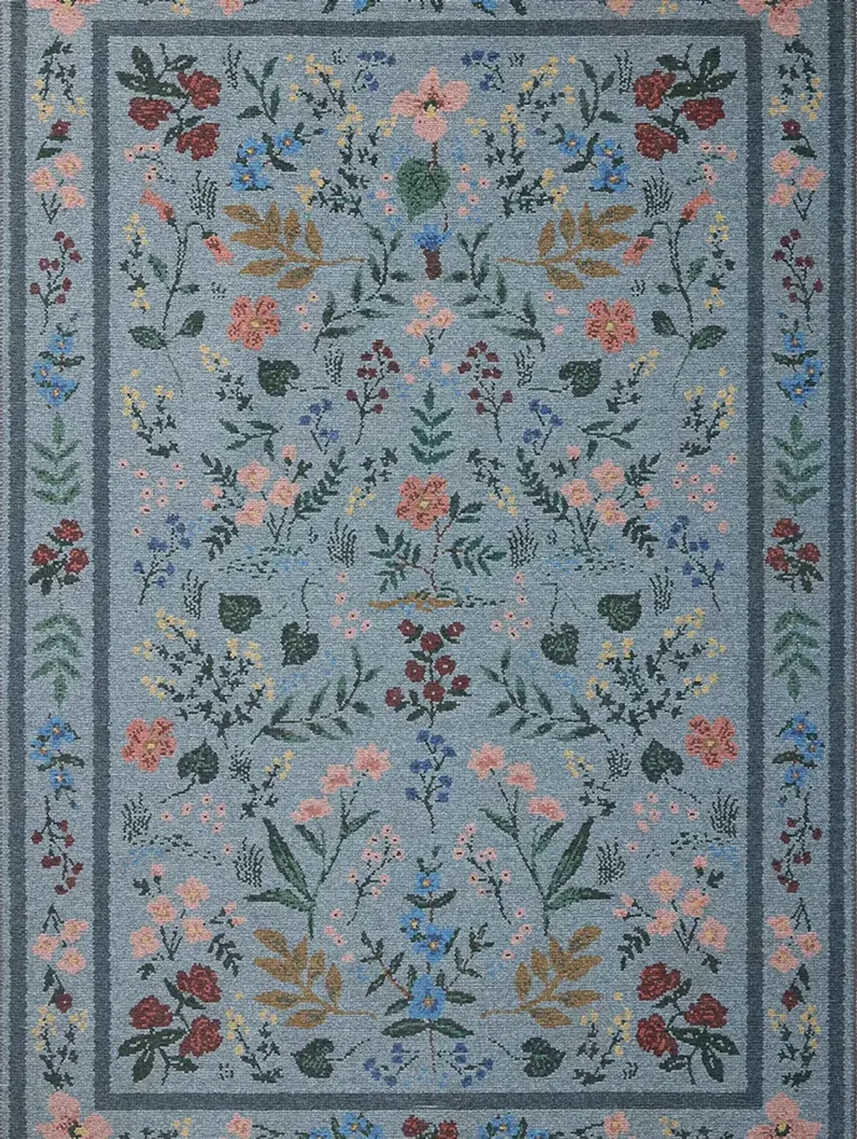 Wildwood Blue 2'6" x 7'6" Runner Rug