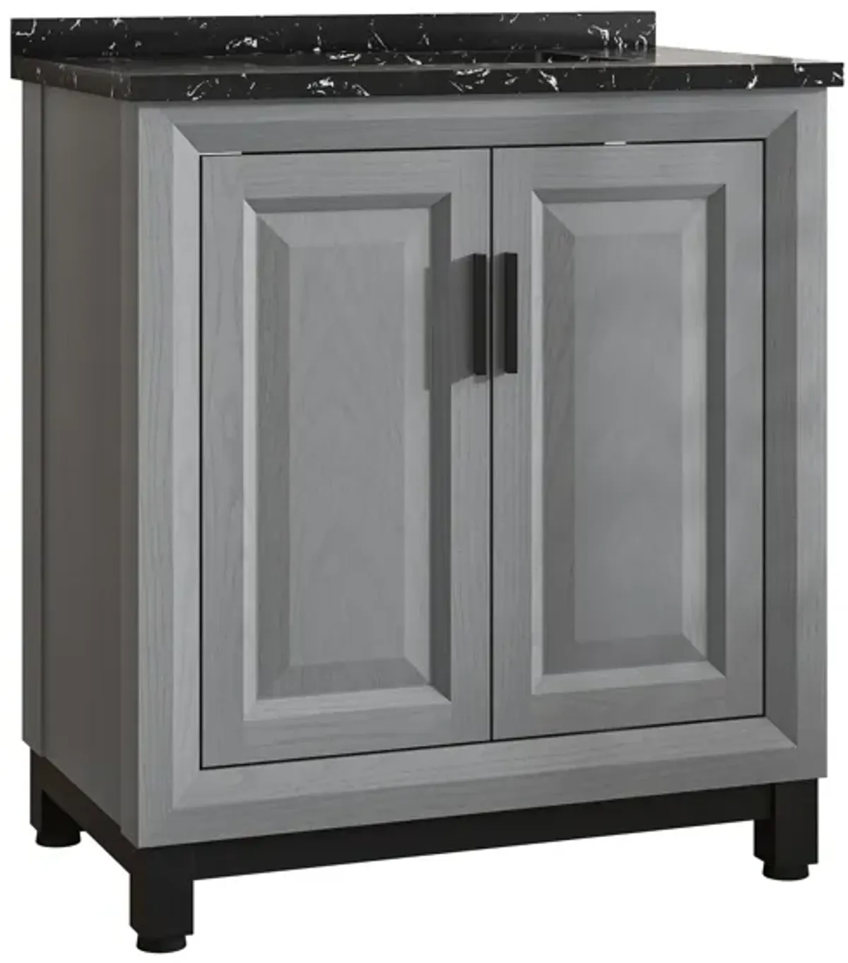 FESTIVO 30" Freestanding Vanity with Marble Top and Storage Cabinet