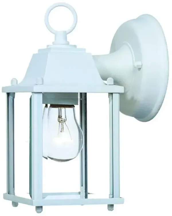 Hivvago White Hanging Glass Lantern Wall Light