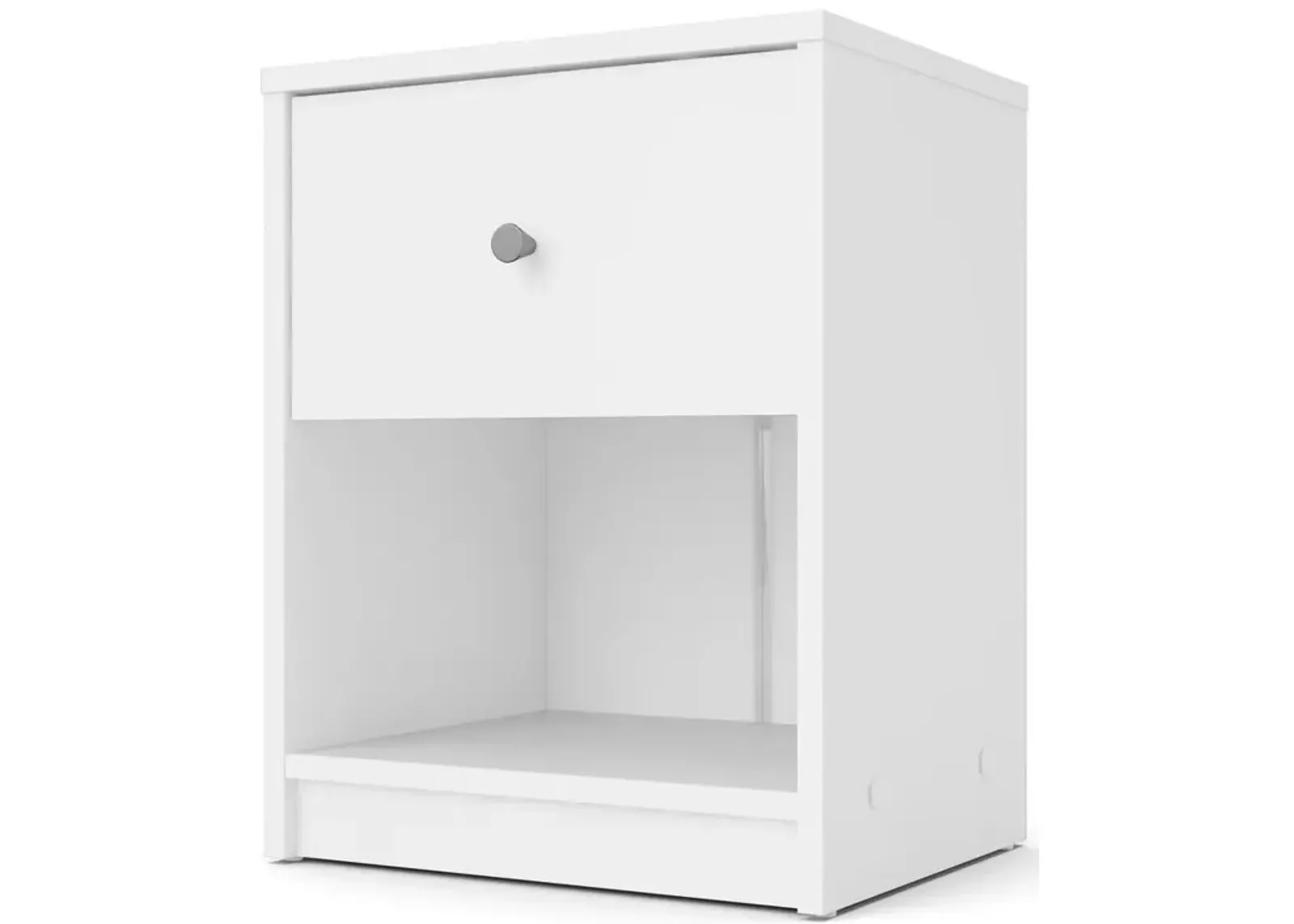 Tvilum Portland 1 Drawer Nightstand, White