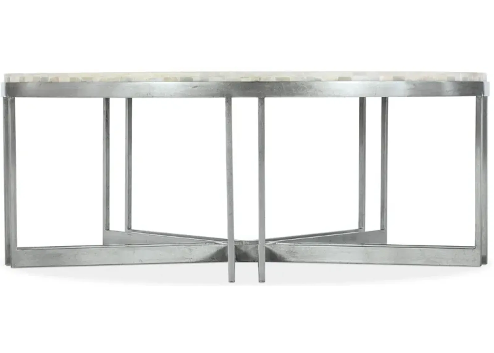 Melange Marin Round Cocktail Table