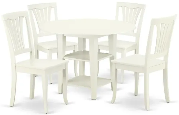 Dining Room Set Linen White
