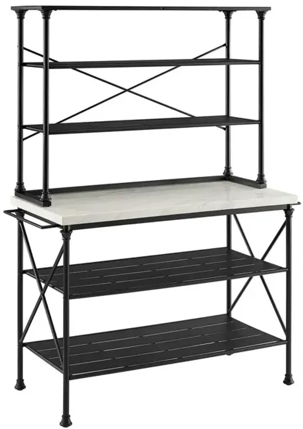 Madeleine Kitchen Island And Hutch