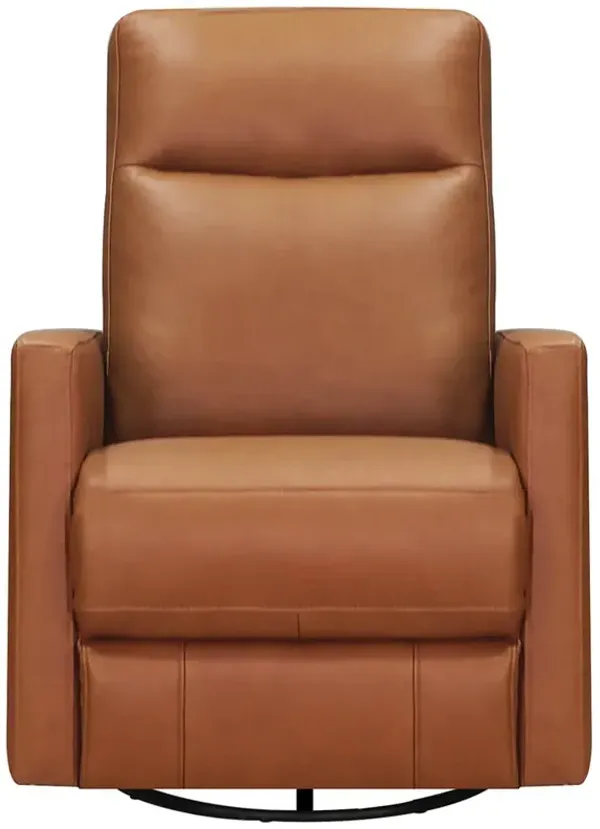 Ashby Manual Swivel Glider Leather Recliner