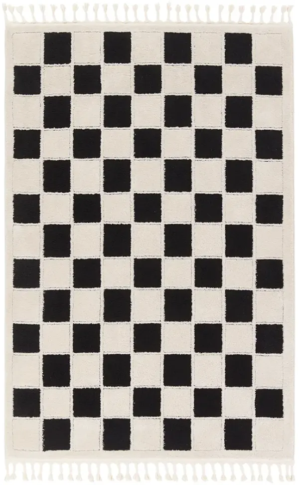 Jaida Nicia White 2'5" x 10' Runner Rug