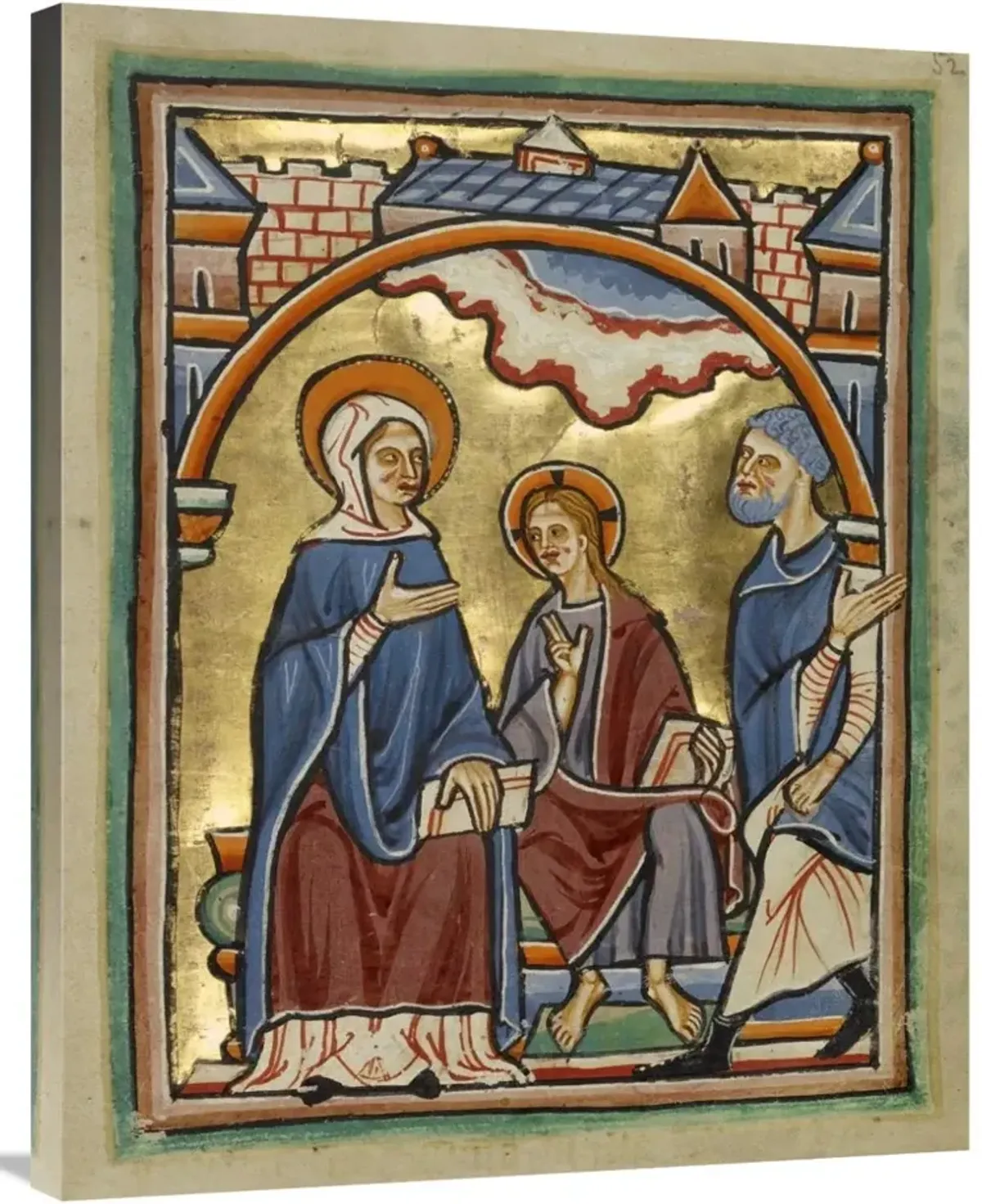 Christ Blessing His Parents-Canvas Art-28x35