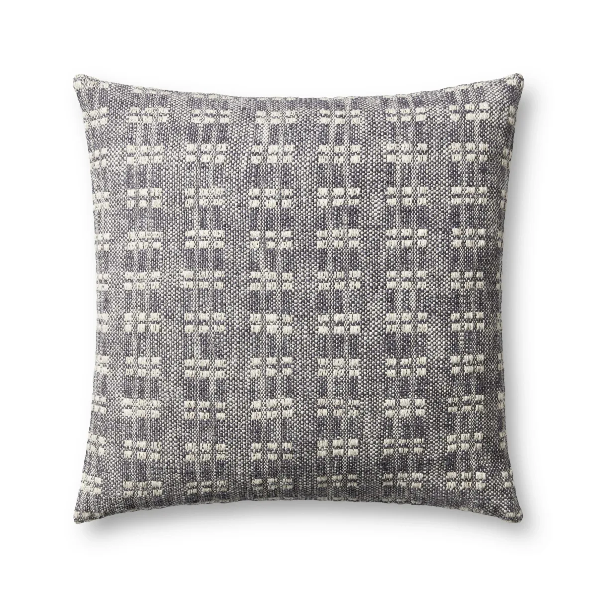 Bryn PMH0062 Navy 22''x22'' Down Pillow by Magnolia Home by Joanna Gaines x Loloi