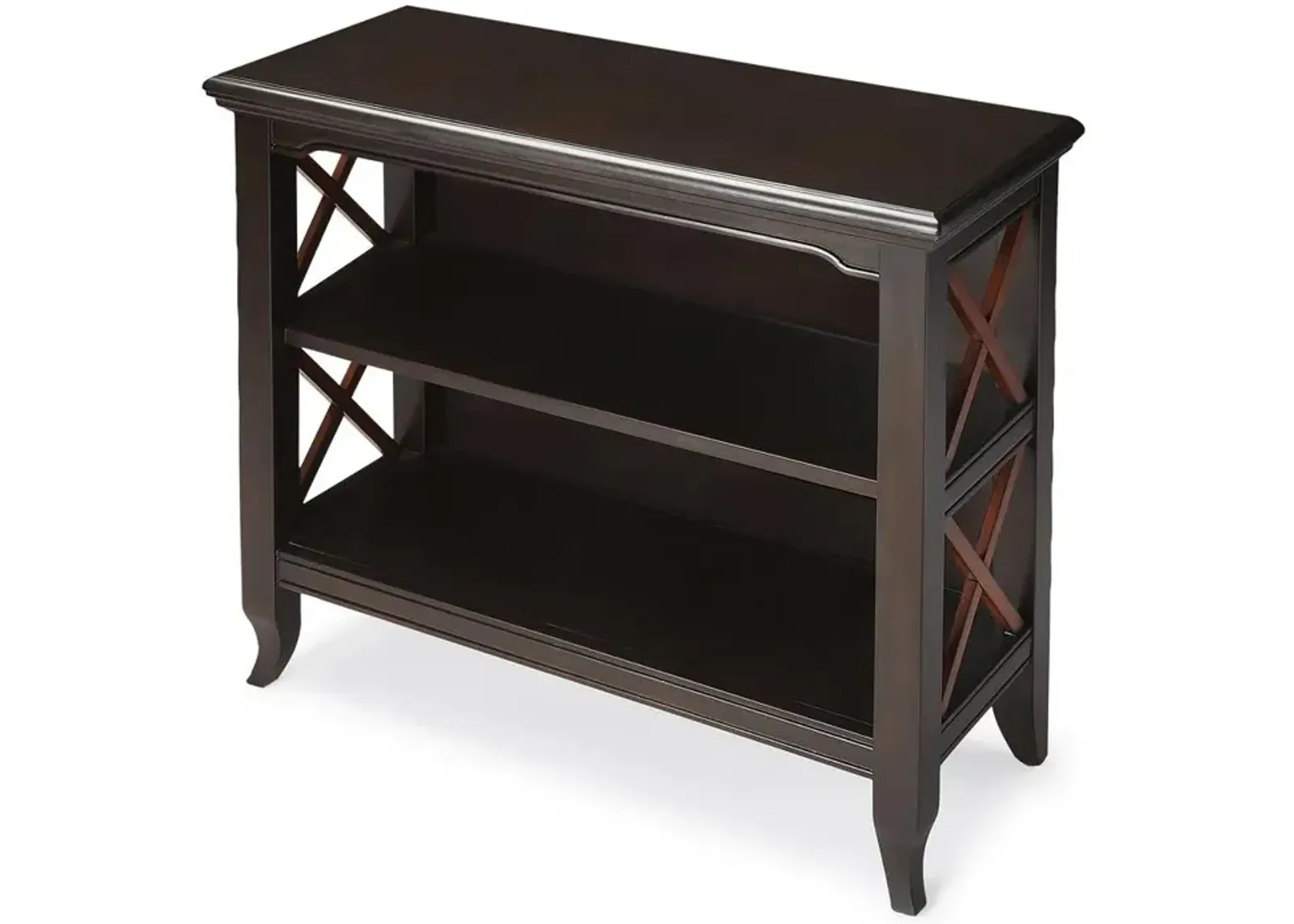 Butler Specialty Company Newport 32W 2 Shelf Bookcase, Medium Brown