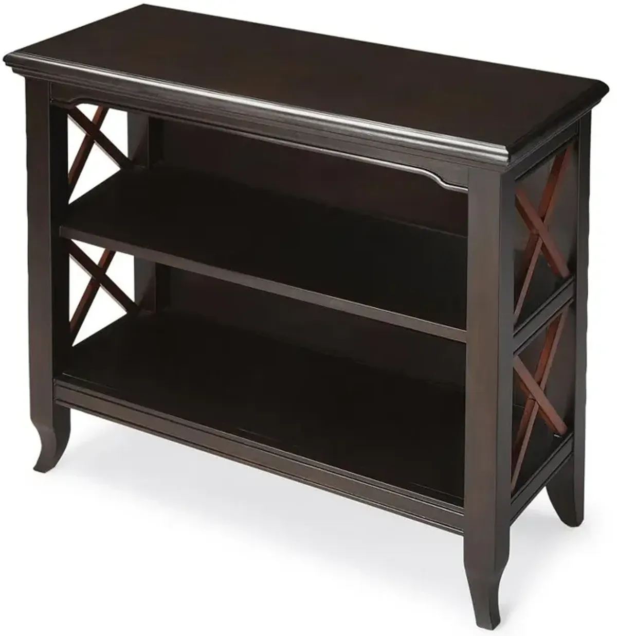 Butler Specialty Company Newport 32W 2 Shelf Bookcase, Medium Brown