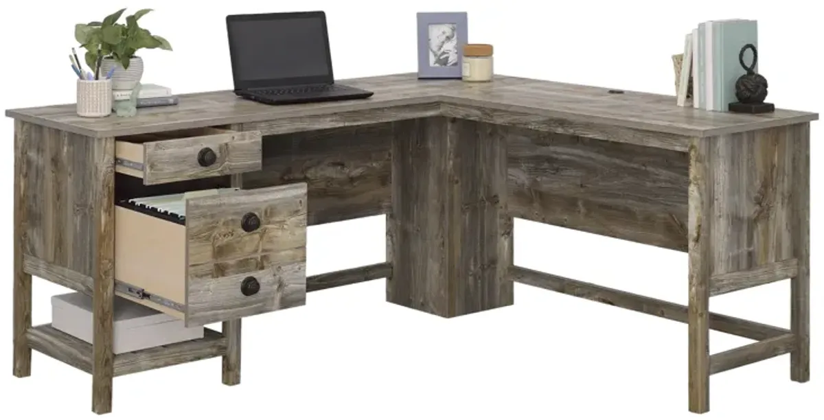 Granite Trace L Desk