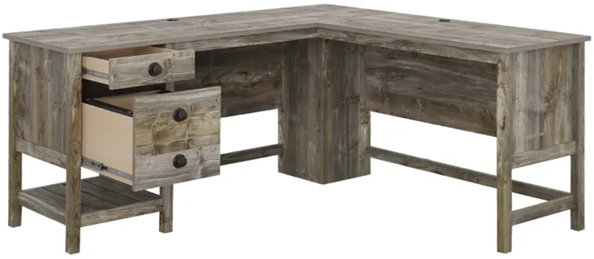 Granite Trace L Desk