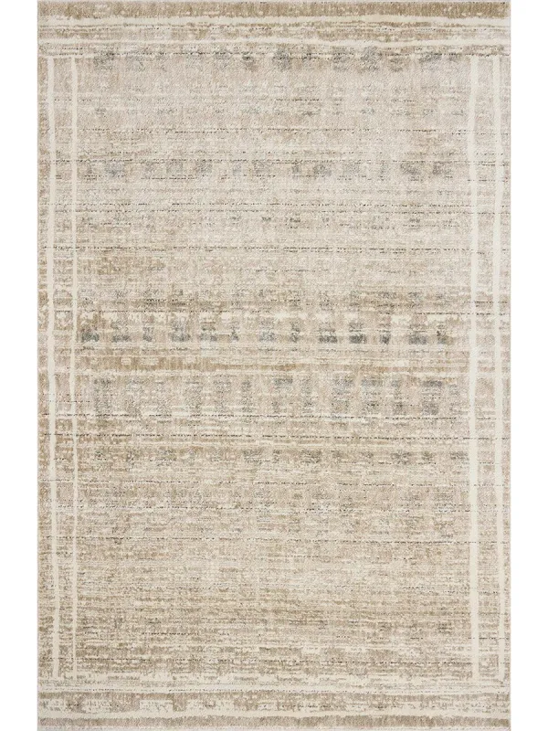 Bleecker BLE07 Khaki/Natural 9'2" x 13' Area Rug by Jeremiah Brent x Loloi