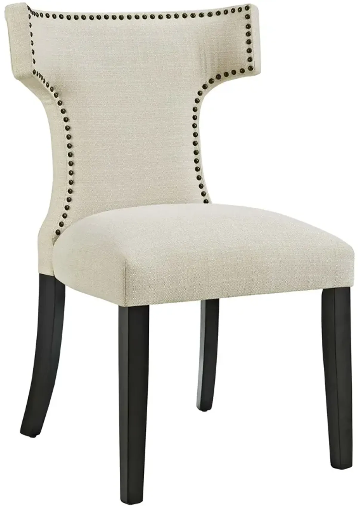 Curve Dining Side Chair Fabric Set of 2