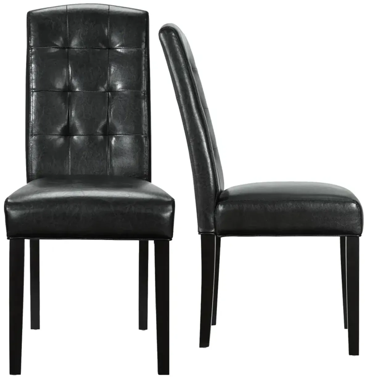 Perdure Dining Chairs Vinyl Set of 2