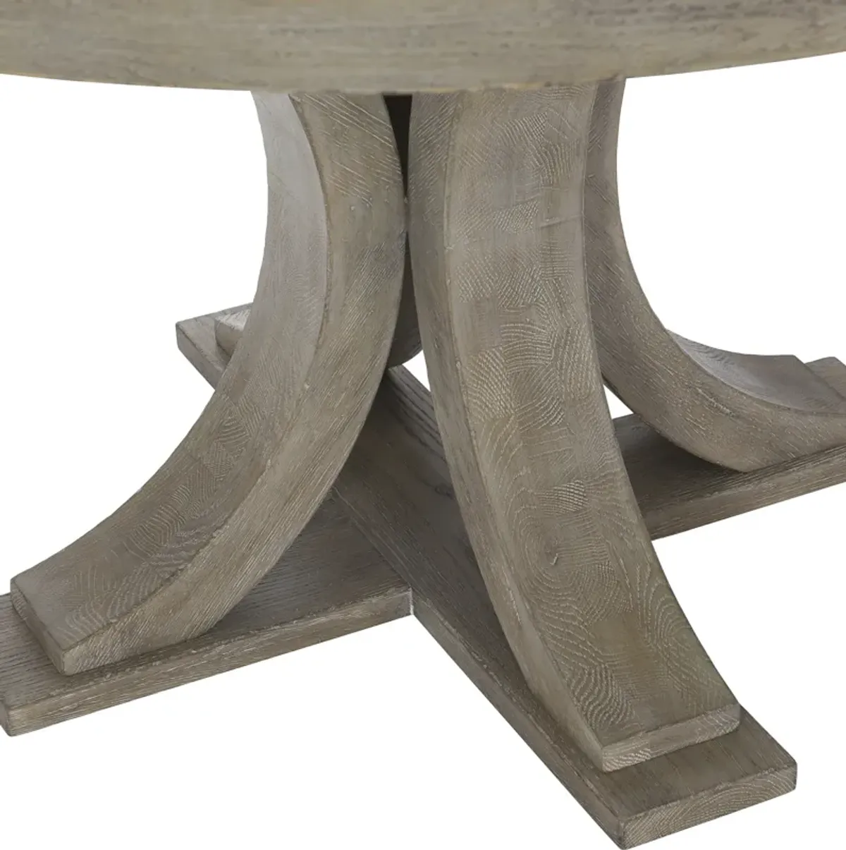 Albion Round Dining Table in Gray