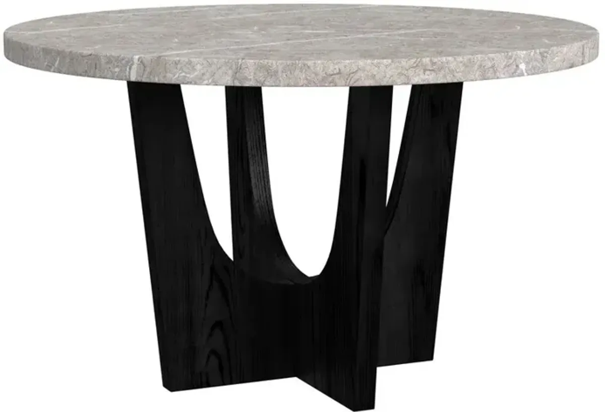 Oregon Round Faux Marble Counter Table