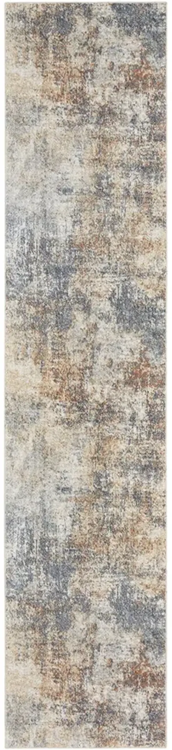 Astra Machine Washable ASW07 Multicolor 2'2" x 10' Rug