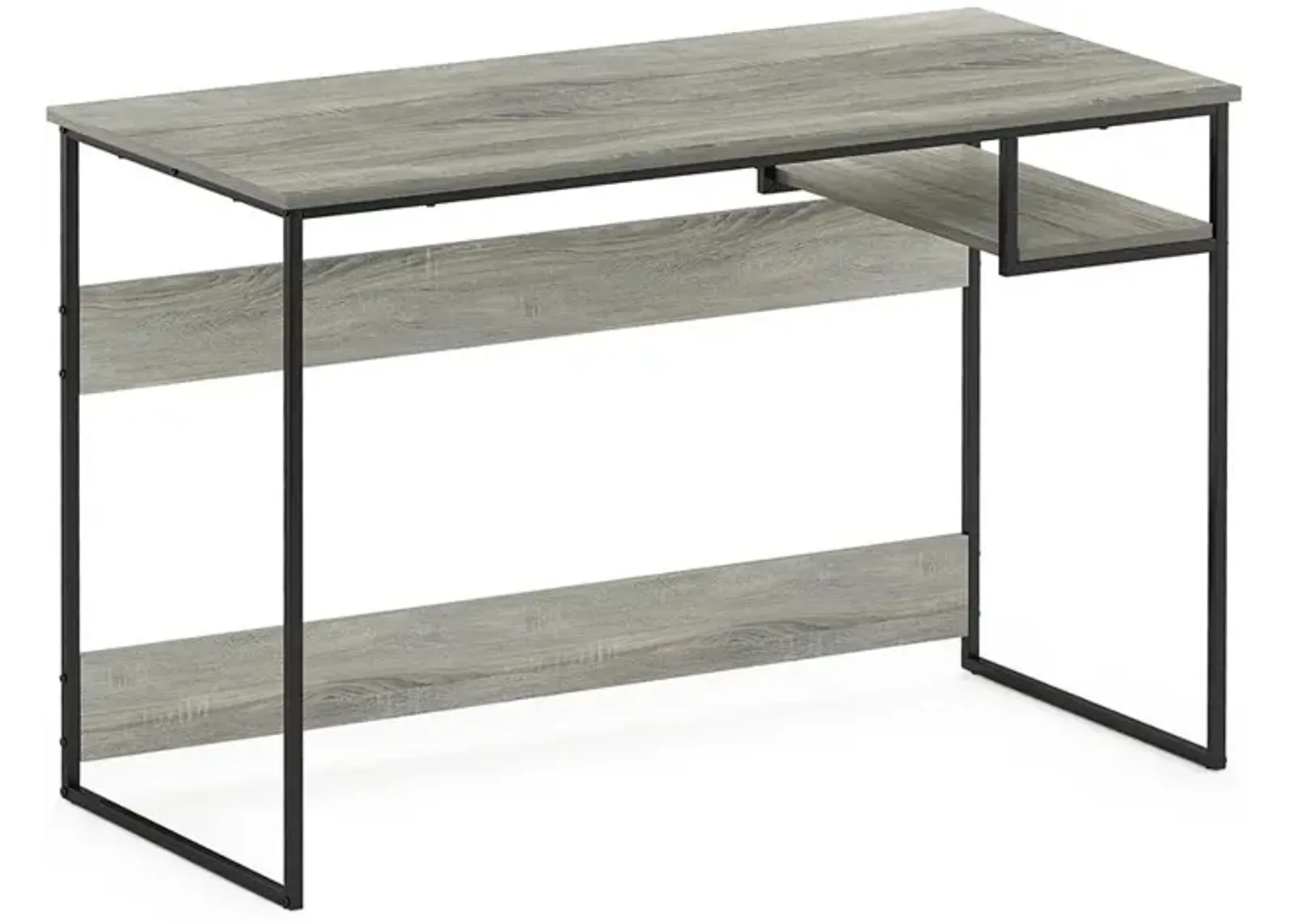 Furinno Moretti Modern Lifestyle Study Desk, 45, French Oak Grey