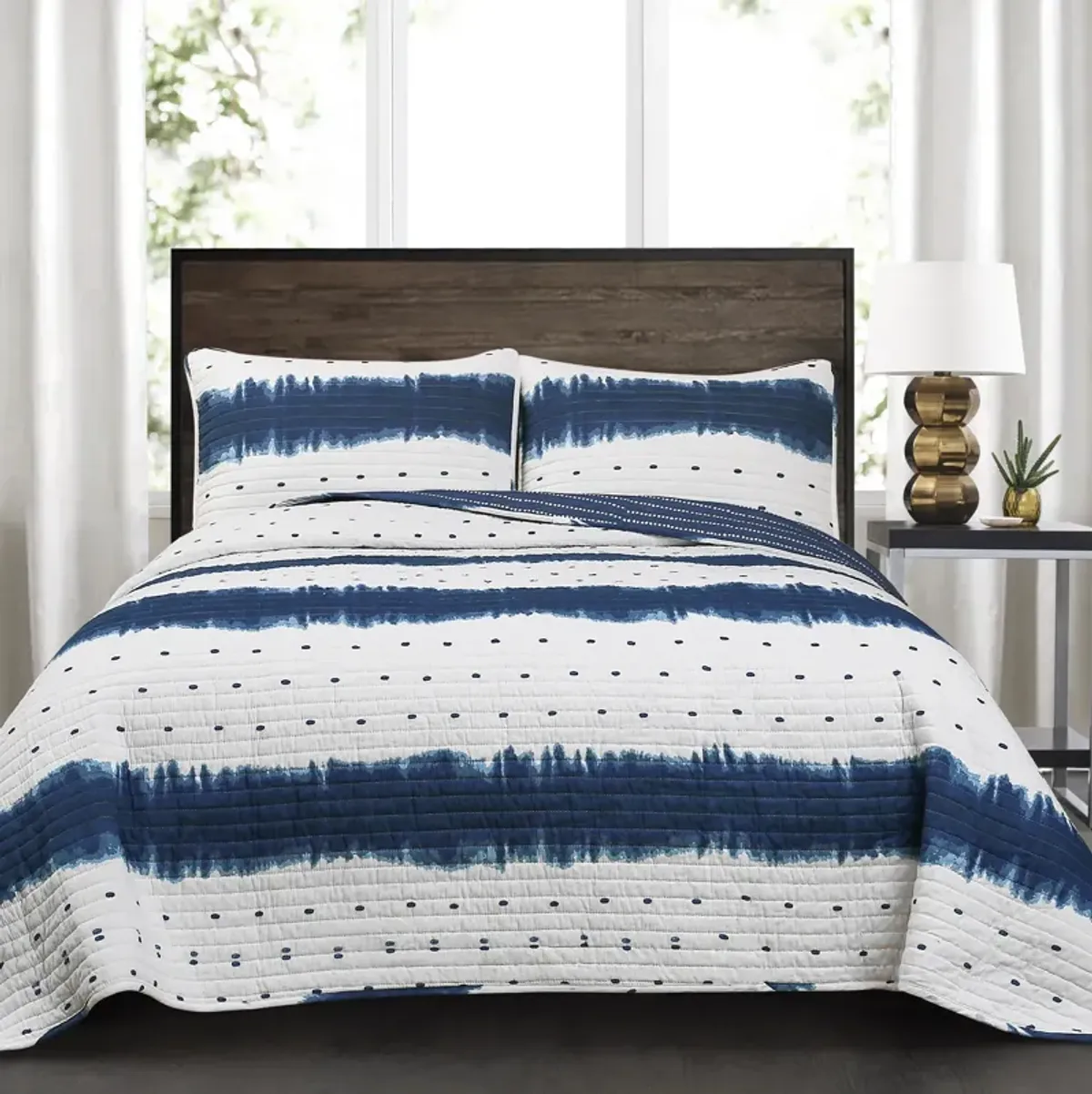 Jane Shibori Quilt 3Pc Set