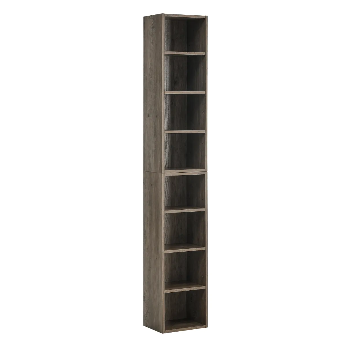 8-Tier Media Tower Rack for Stylish & Space-Saving CD, DVD, and Game Storage