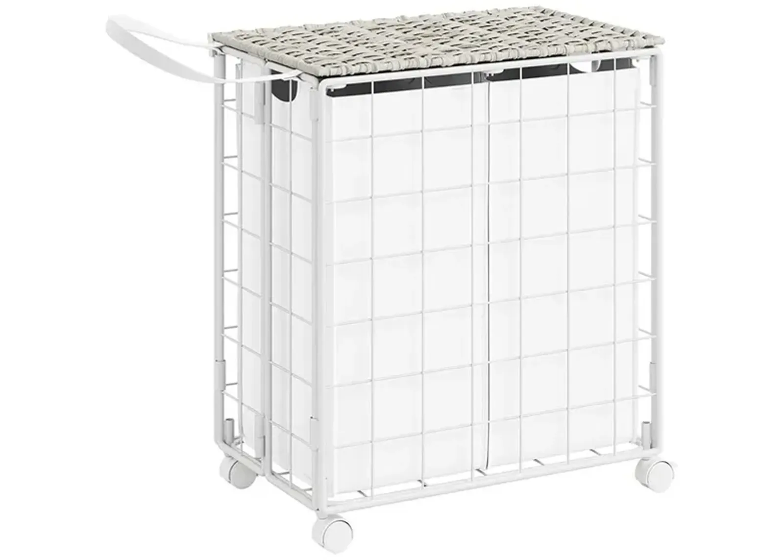 29.1-Gallon Laundry Hamper with Wheels