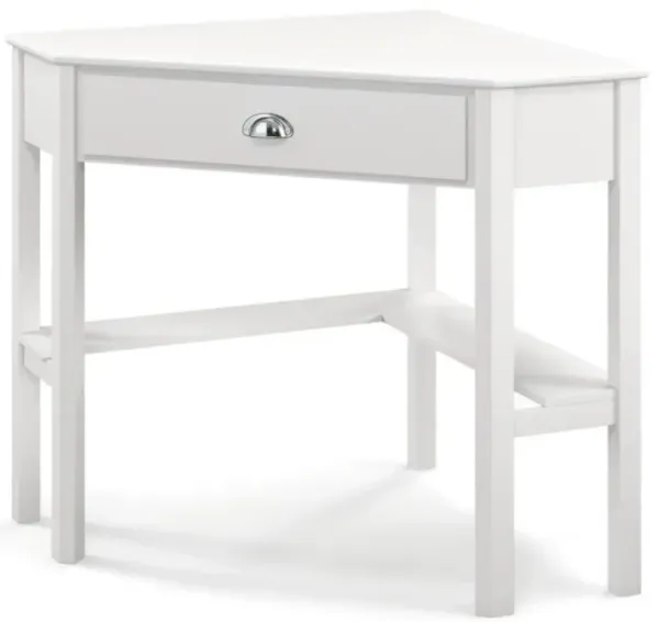Hivvago Corner Wooden Piece Laptop Computer Desk