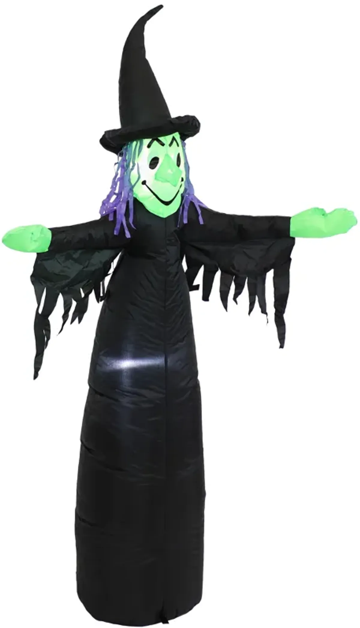 Sunnydaze Wendolyn the Wicked Witch Inflatable Halloween Decoration - 5 ft