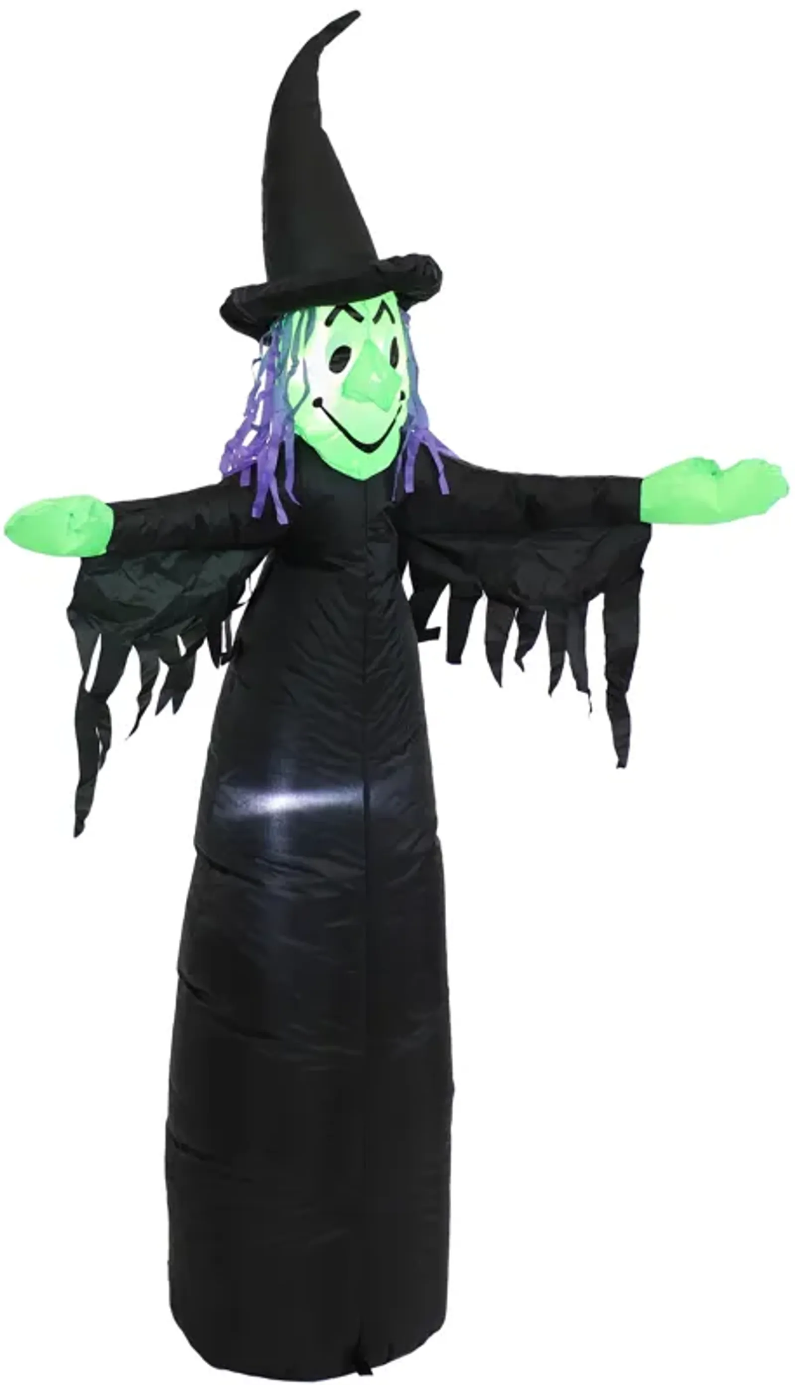 Sunnydaze Wendolyn the Wicked Witch Inflatable Halloween Decoration - 5 ft