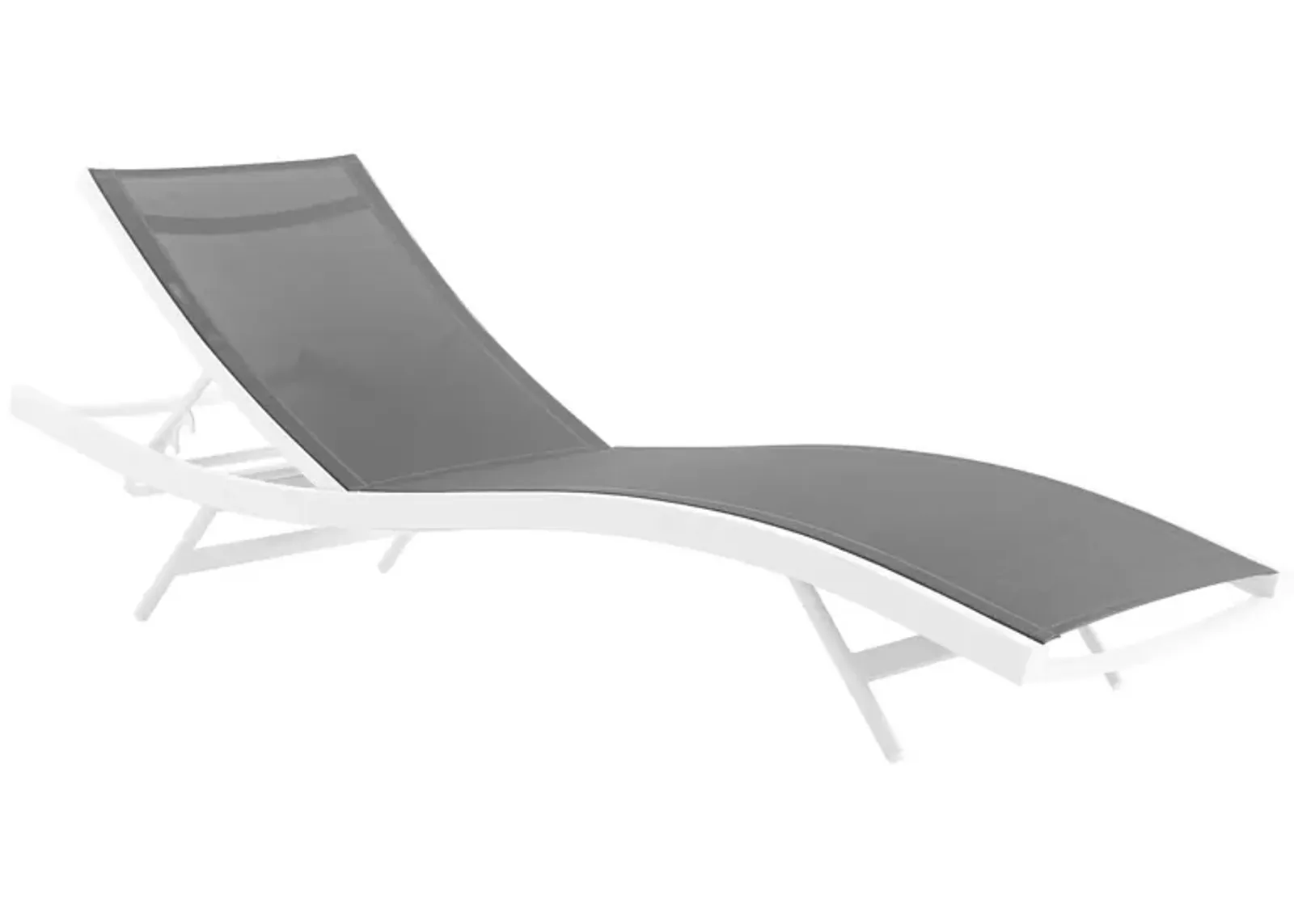 Glimpse Outdoor Patio Mesh Chaise Lounge Chair