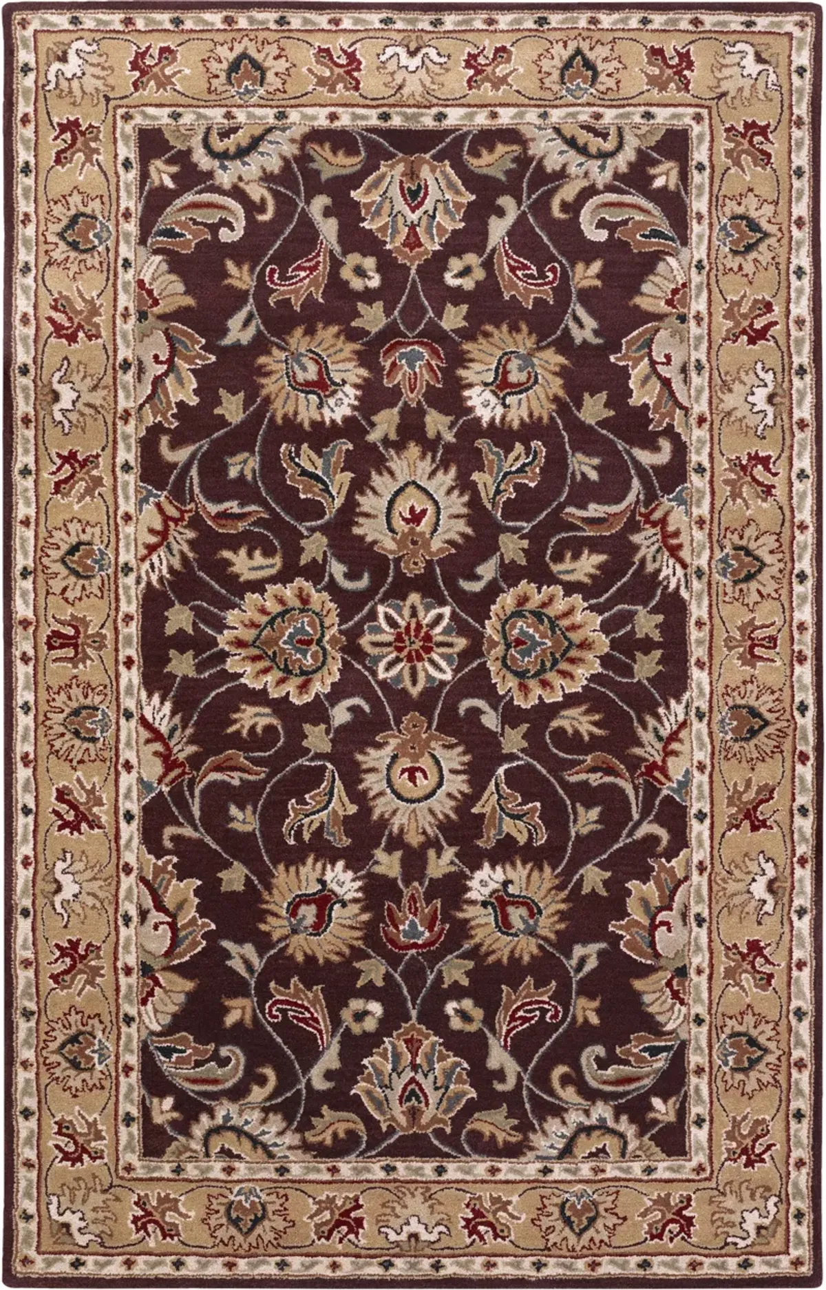 Caesar CAE-1004 4' Round Black Rug