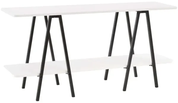 Celine White Console Table