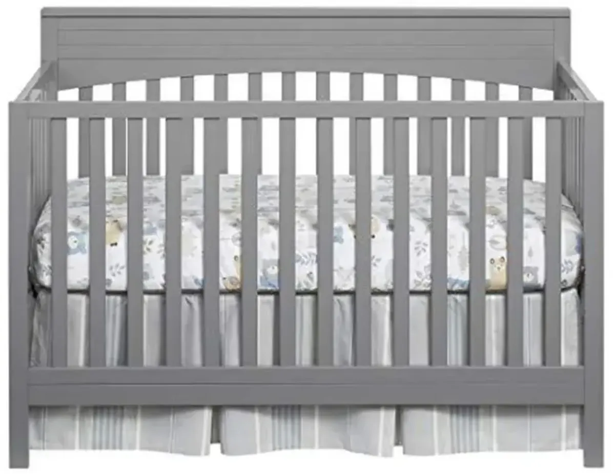 Oxford Baby Emerson 4 In 1 Convertible Crib Dove Gray