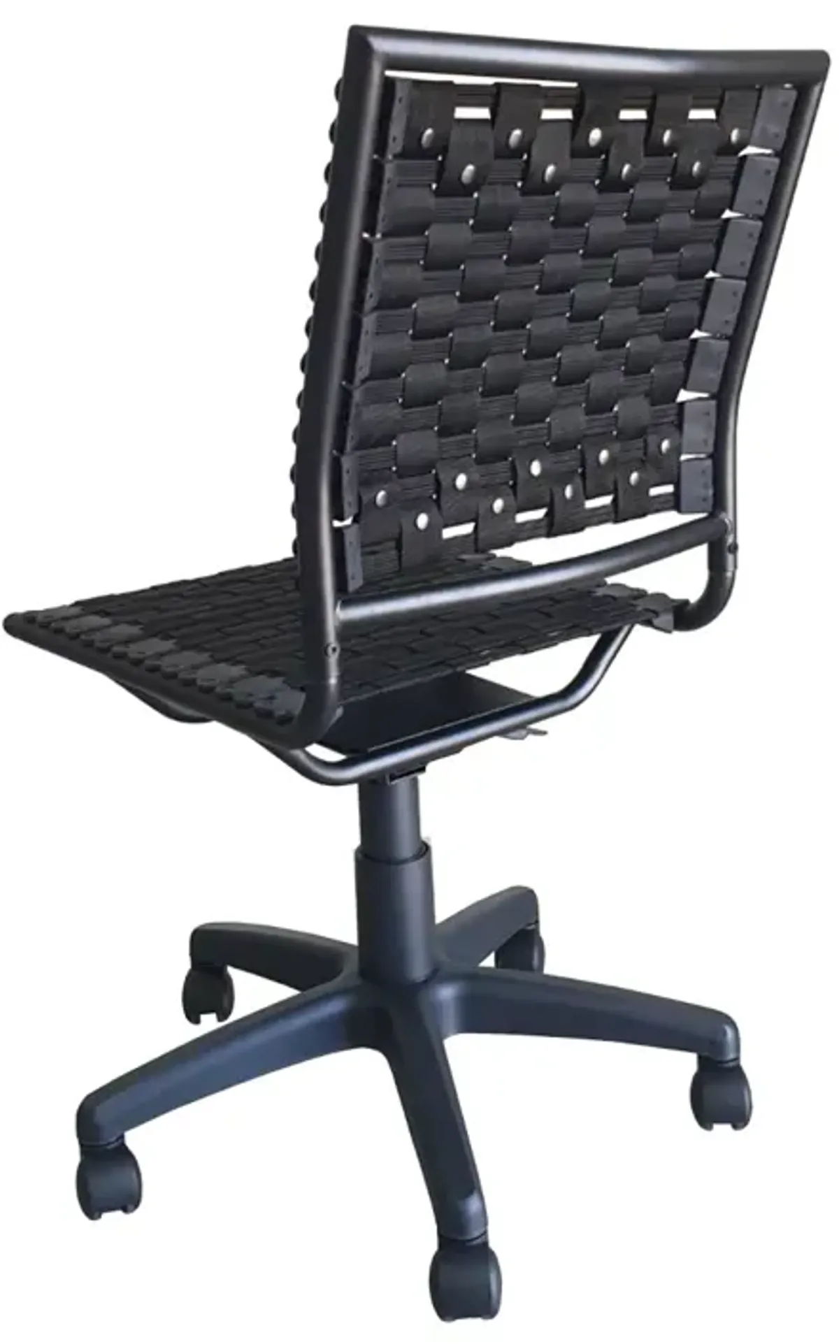 Bungee Task Office Chair Armless With Black Coating