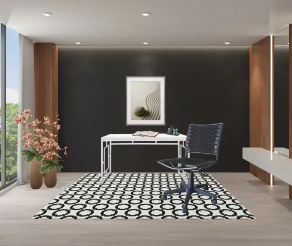 Streamdale Bungee Task Office Chair Armless With Black Coating