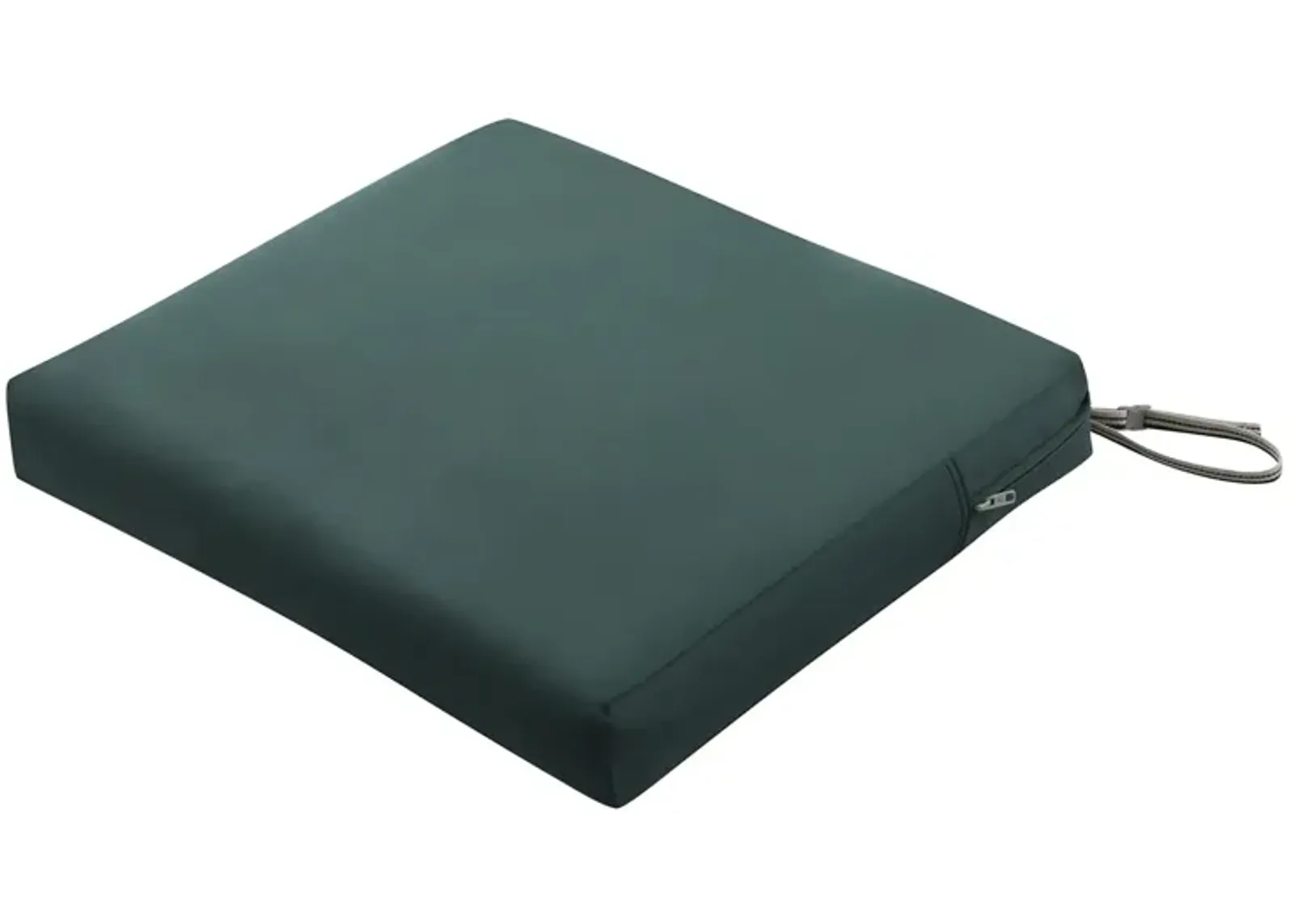 Classic Accessories Ravenna Seat Cushion, 21"W x 19"D x 3"Thick, Mallard Green