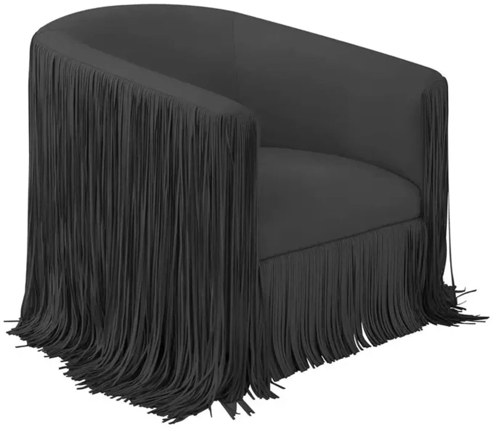 Belen Kox Luxe Swivel Shag Chair, Belen Kox