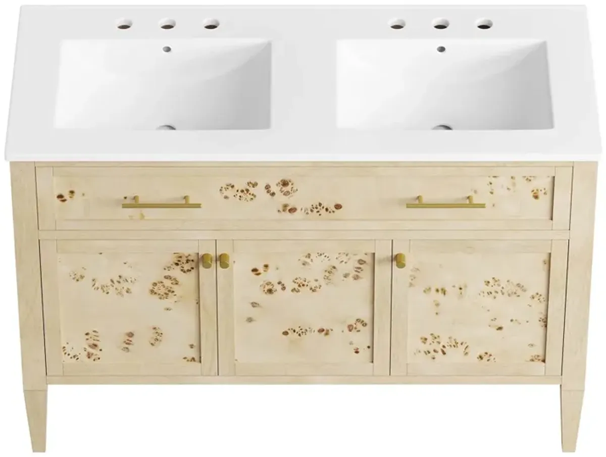 Elysian 48" Double Sink Bathroom Vanity