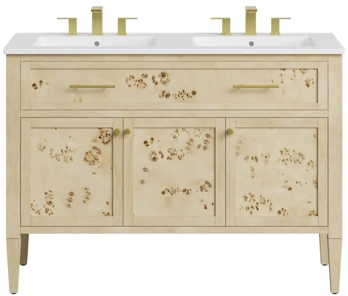 Elysian 48" Double Sink Bathroom Vanity