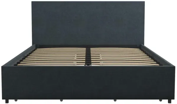 Novogratz Kelly Upholstered Bed with Storage Drawers