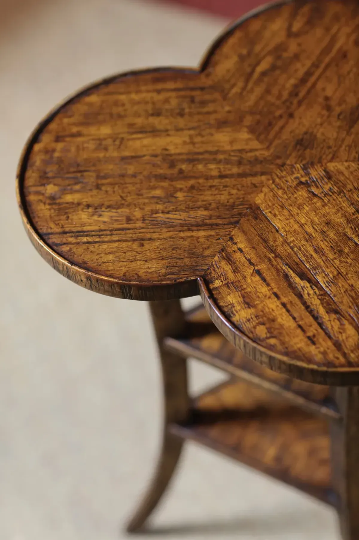 Medium Driftwood Trefoil Side Table