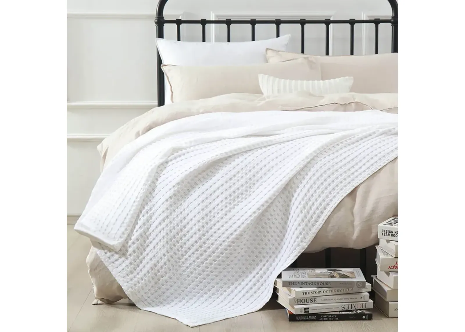 Egyptian Linens - Bamboo Waffle Blanket/Throw