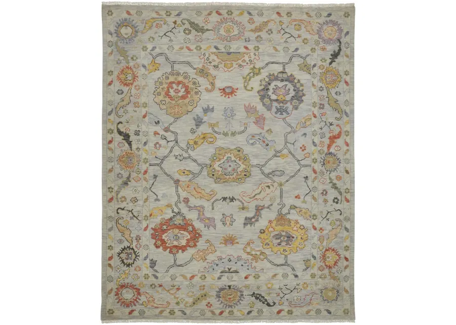 Karina 6793F Gray/Yellow/Red 2' x 3' Rug