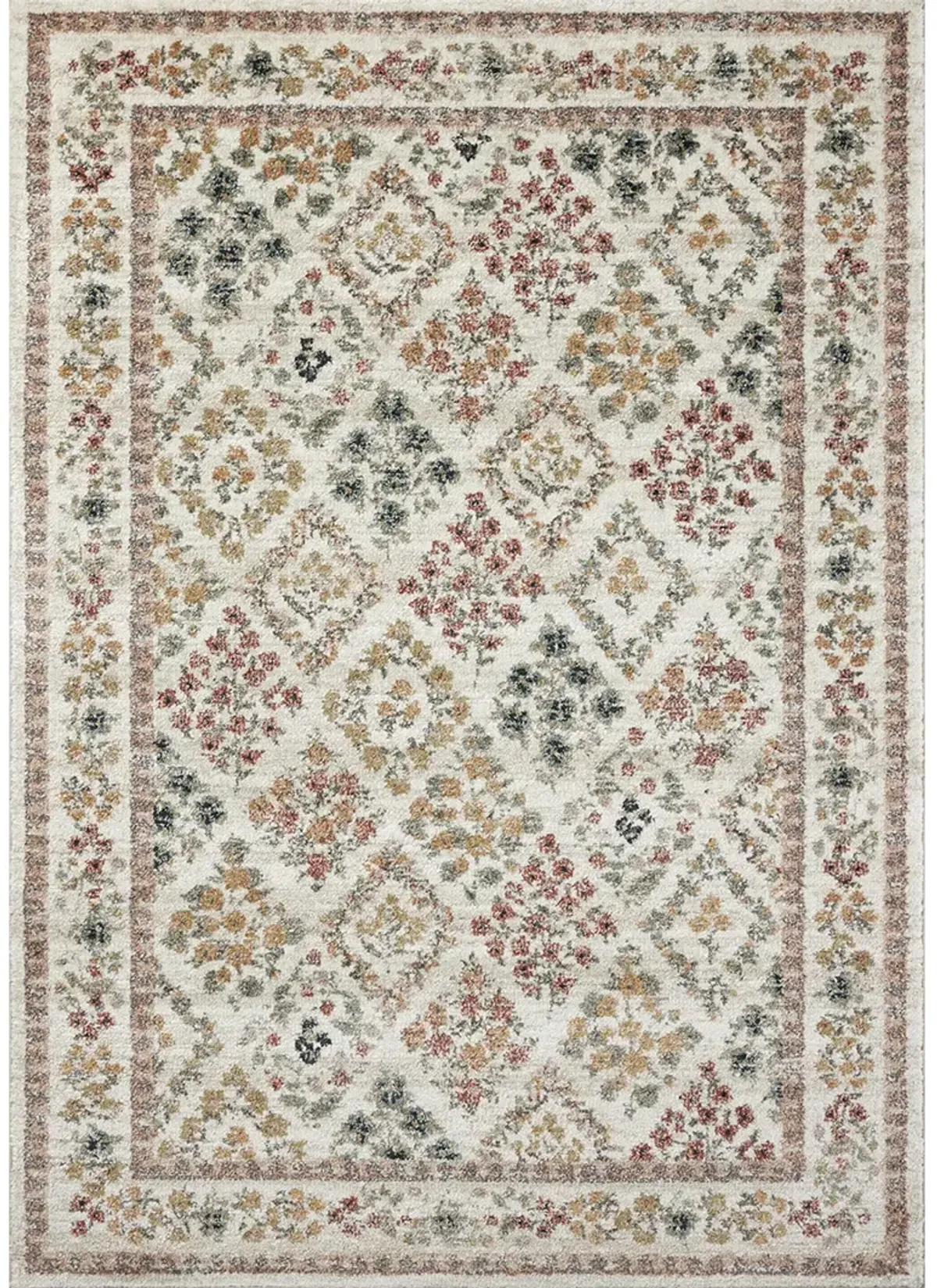 Laurel LAU-04 Cream 2''8" x 8' Rug by Rifle Paper Co.